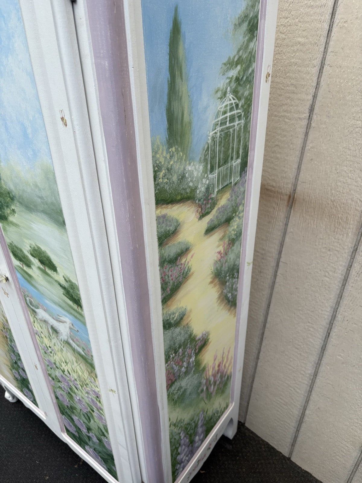 66646   Custom Hand Made High Chest Chifferobe  Wardrobe  Cabinet