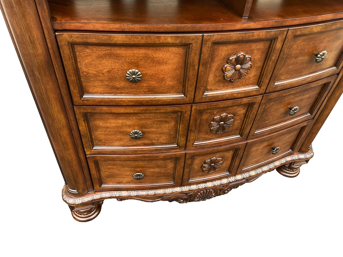 66081 Mahogany Television Stand Credenza Buffet Server