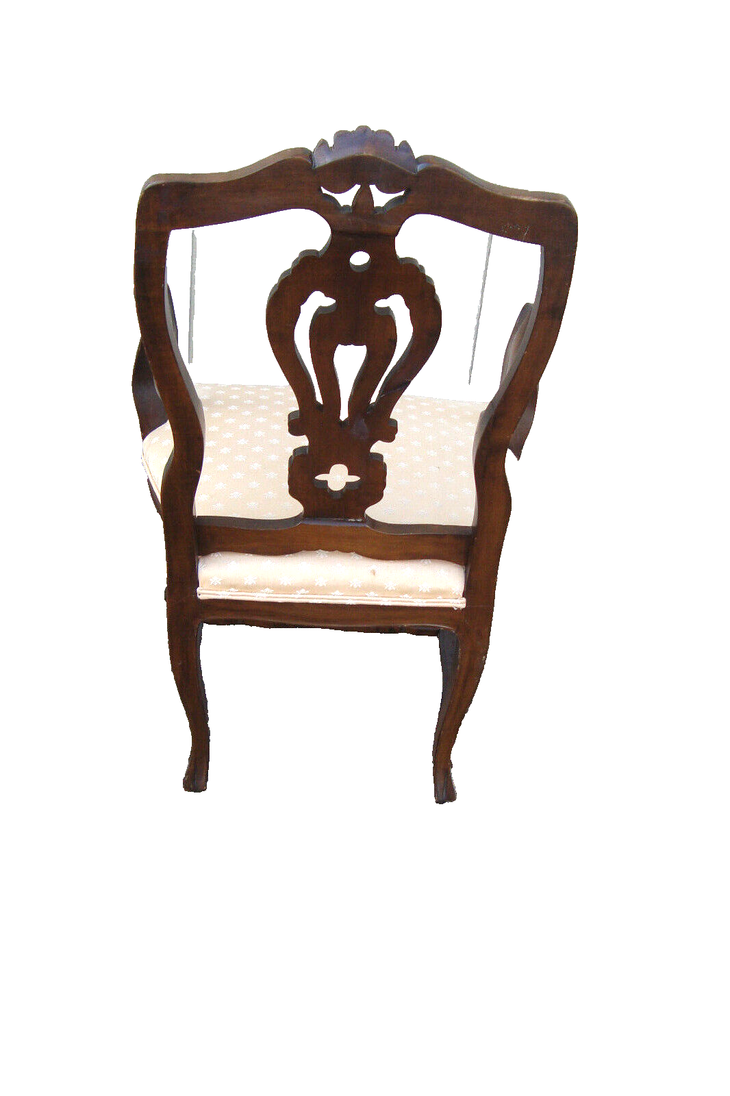 59853  Pair Custom Made French Country Armchairs Dining Chairs