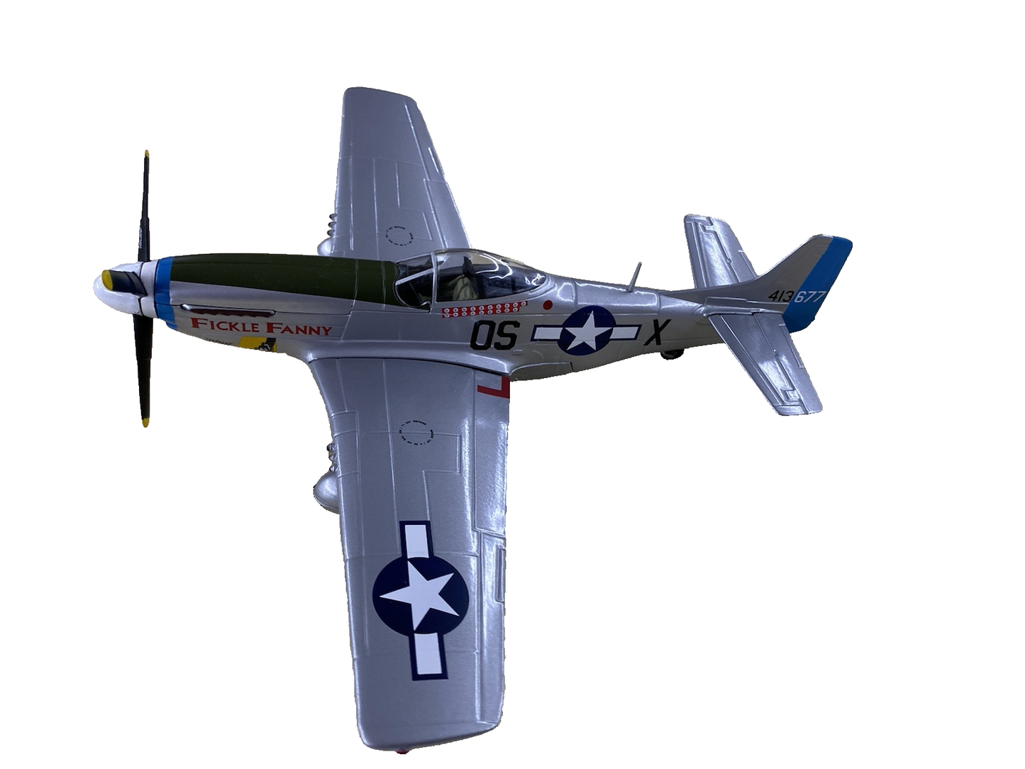 ES 206 : Franklin Mint  FICKLE FANNY P 51 Mustang B11B179  Airplane plane