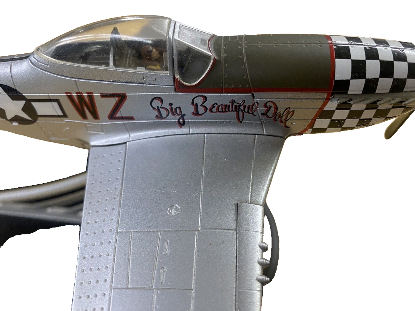 ES 90 :  Corgi BIG BEAUTIFUL DOLL  North American P 51 Mustang Military Plane