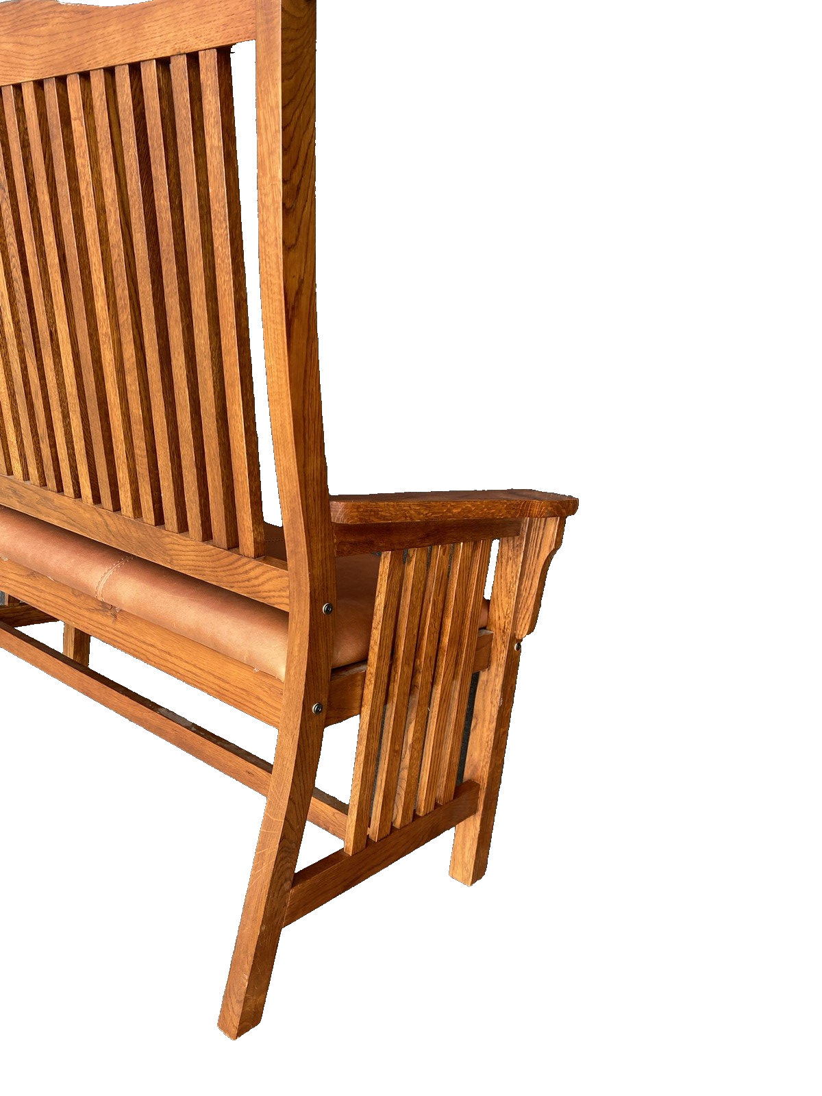 65660   Mission Oak Loveseat Settee Sofa Arts Crafts