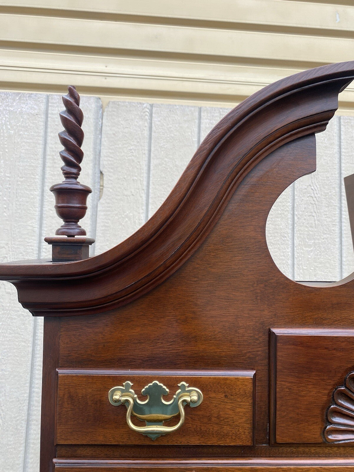 65840  COUNCILL Furniture Mahogany  High Boy Dresser Chest