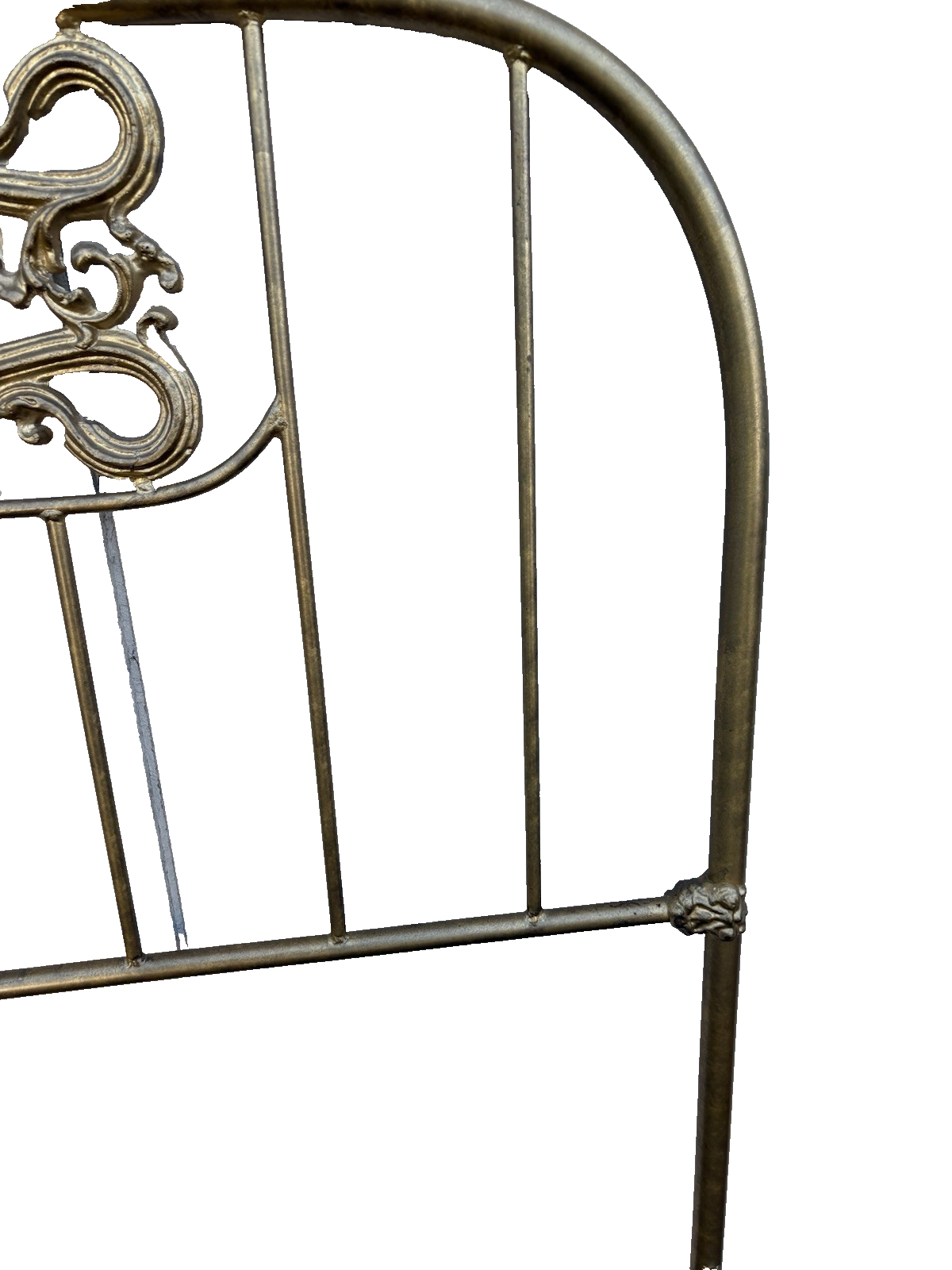 66792 QUALITY Made Decorator Iron Queen  Size Headboard Bed