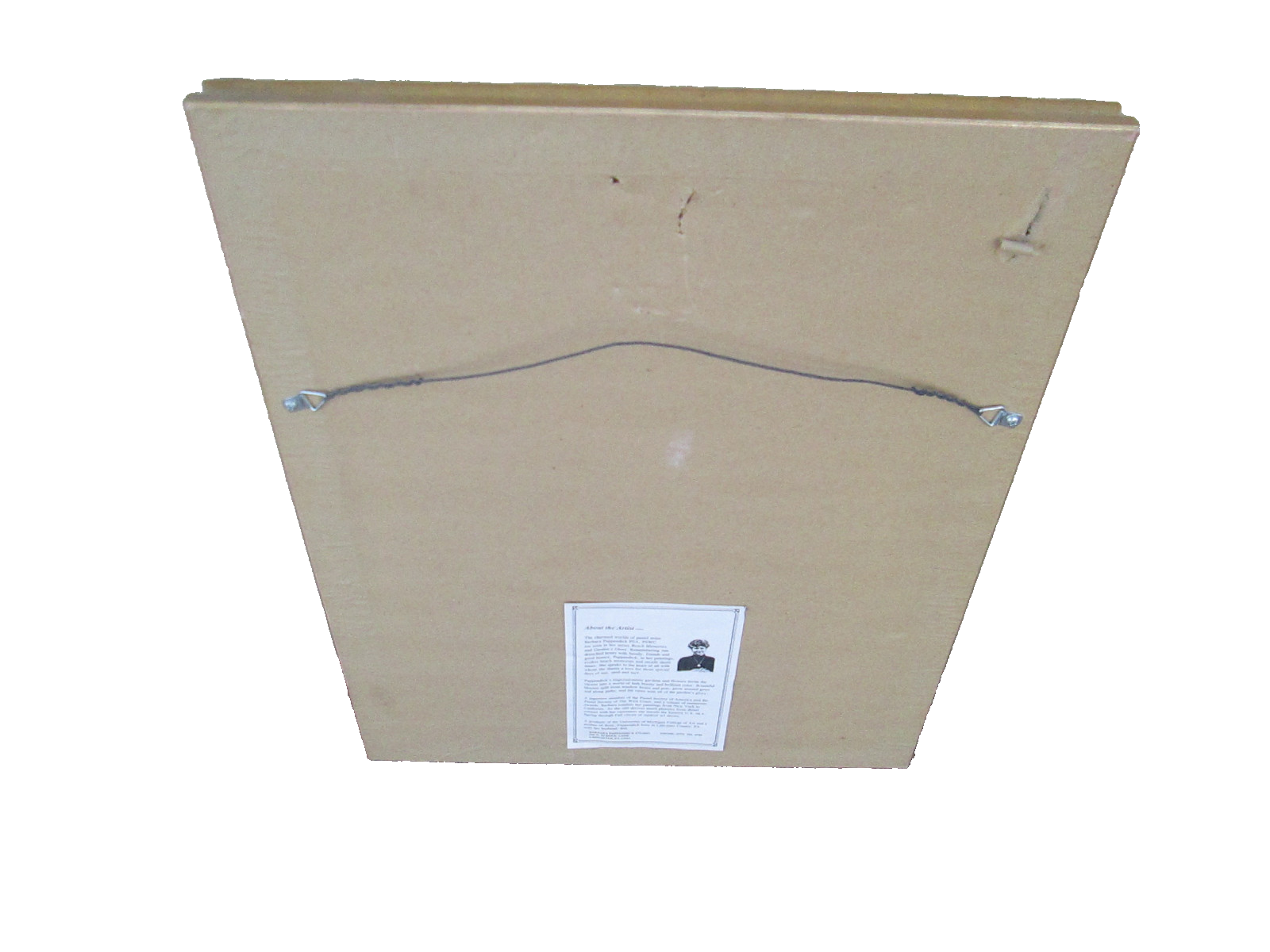 ART 01:     "GARDENS GLORY"   WINDOW BOX PRINT BARBARA PAPPENDICK PENCIL SIGNED