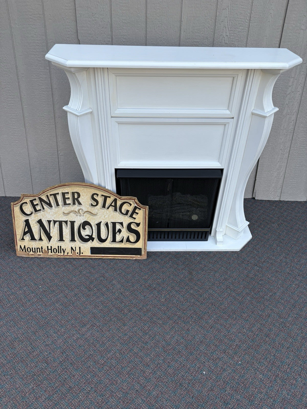00001 JENSEN Fireplace Mantle Mantel