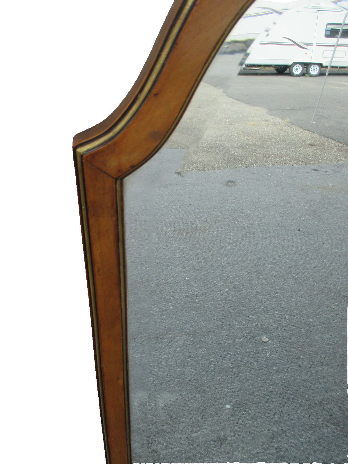 62350 Tall WOOD Antique Accent Beveled Mirror 36w x 54h