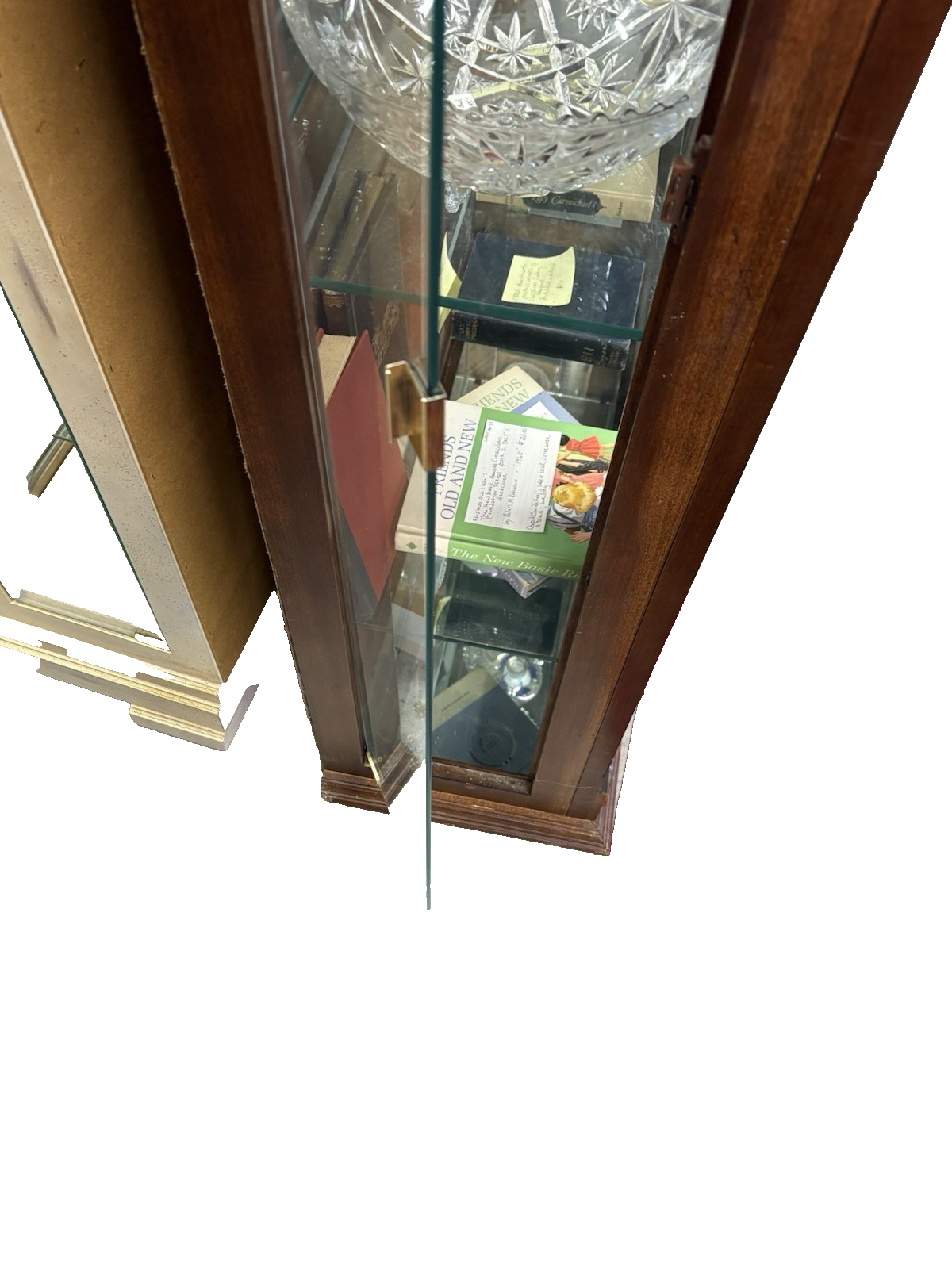 65094    Mahogany Side Loading Curio China Cabinet