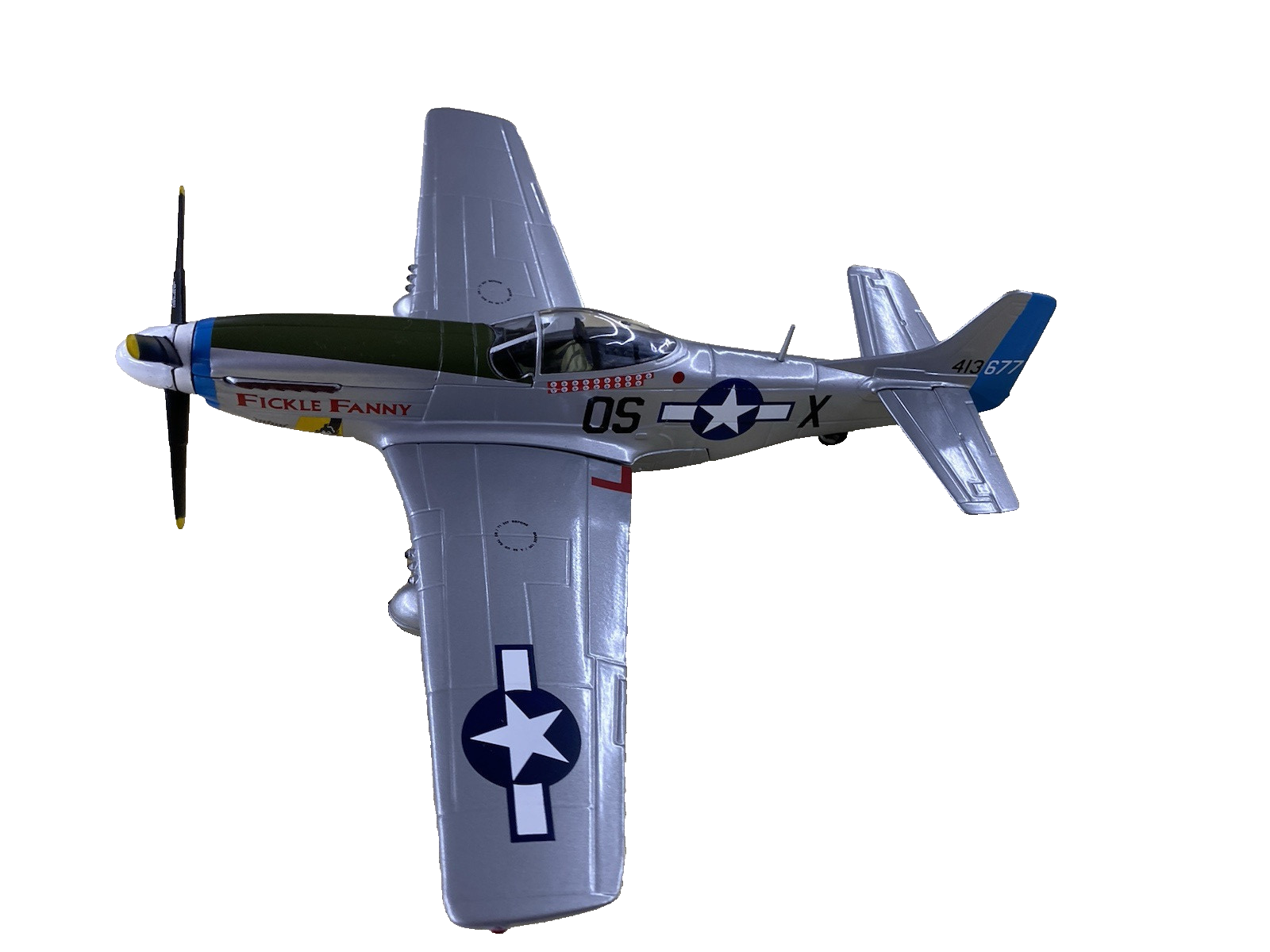 ES 206 : Franklin Mint  FICKLE FANNY P 51 Mustang B11B179  Airplane plane