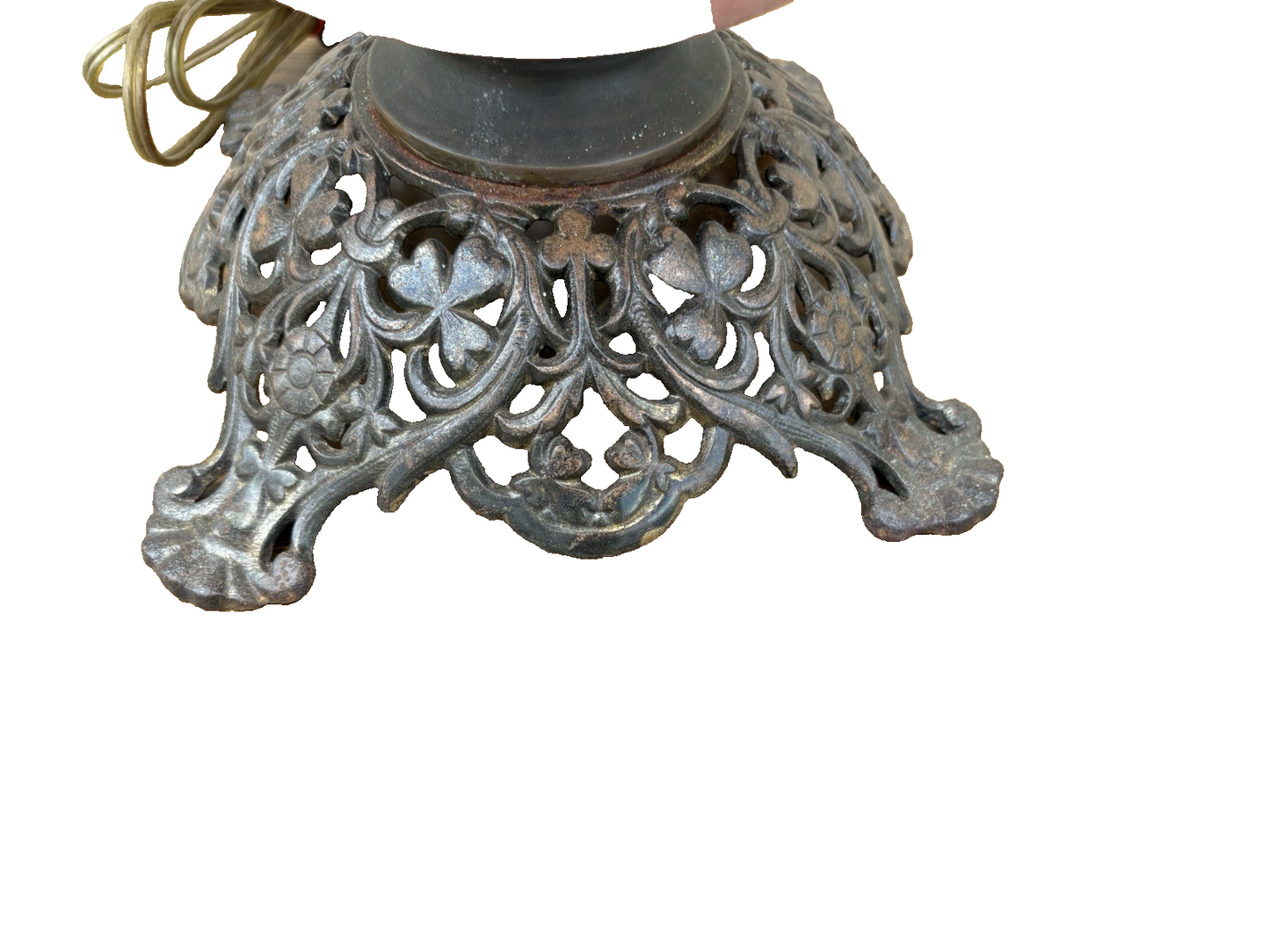66595 Gone with The Wind Electrified Oil Lamp ARTIST SIGNED