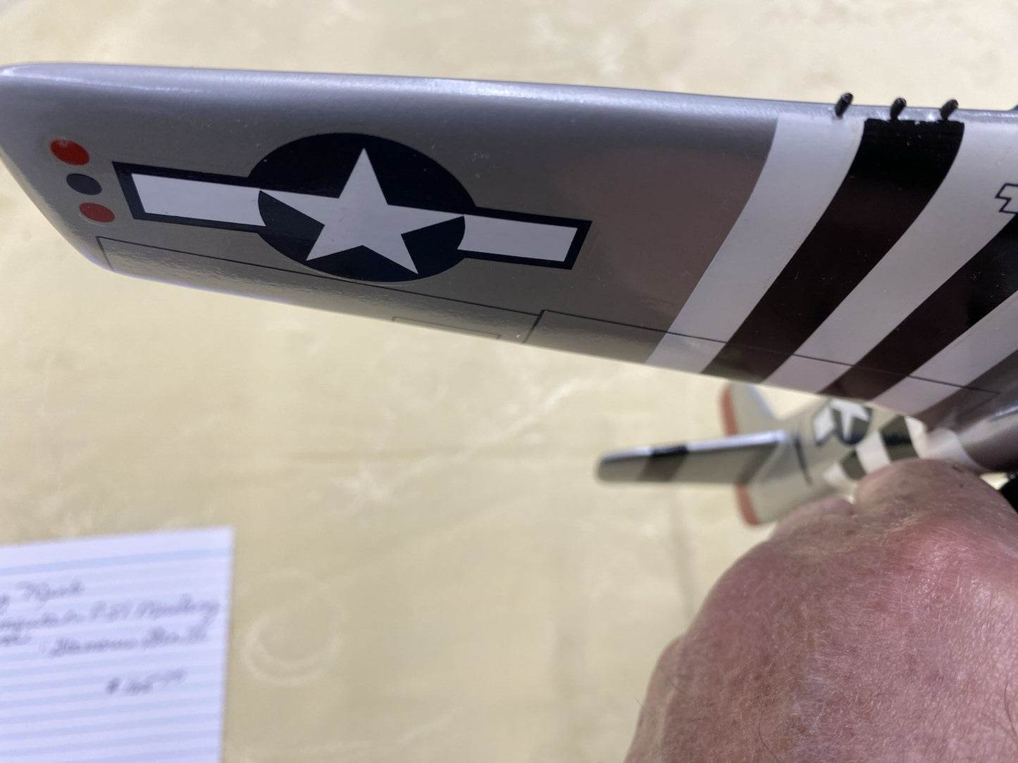 ES 222: Danbury Mint P 51 Mustang Airplane Plane