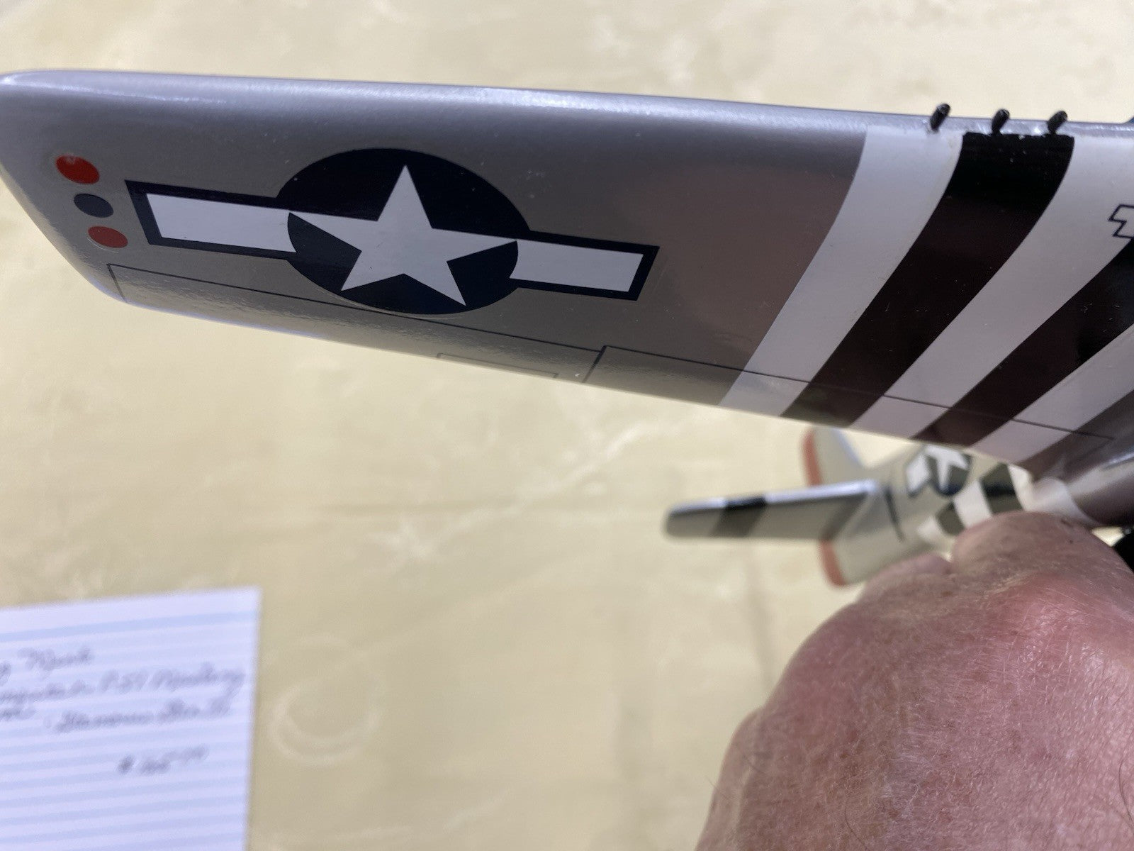 ES 222: Danbury Mint P 51 Mustang Airplane Plane