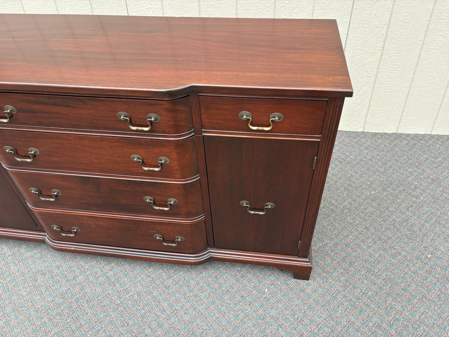 67123 Solid Mahogany Buffet Sideboard Server Cabinet