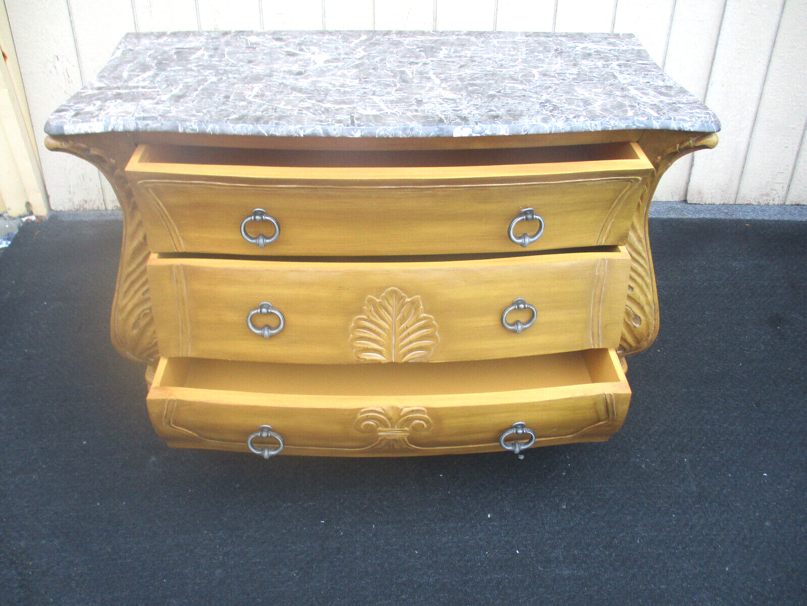 63801 Marble Top Dresser Chest Server Cabinet