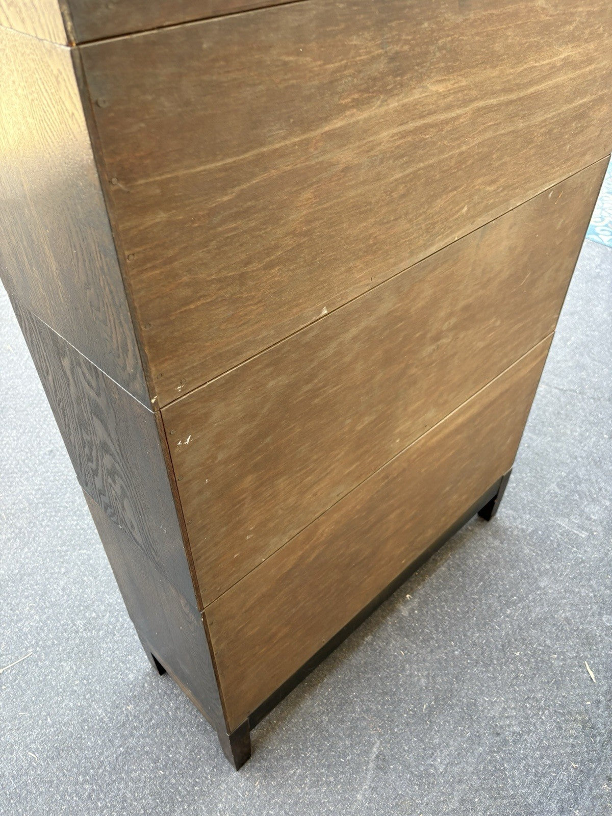 66879 Mission Style 4 section Oak Stacker Stacking Bookcase.