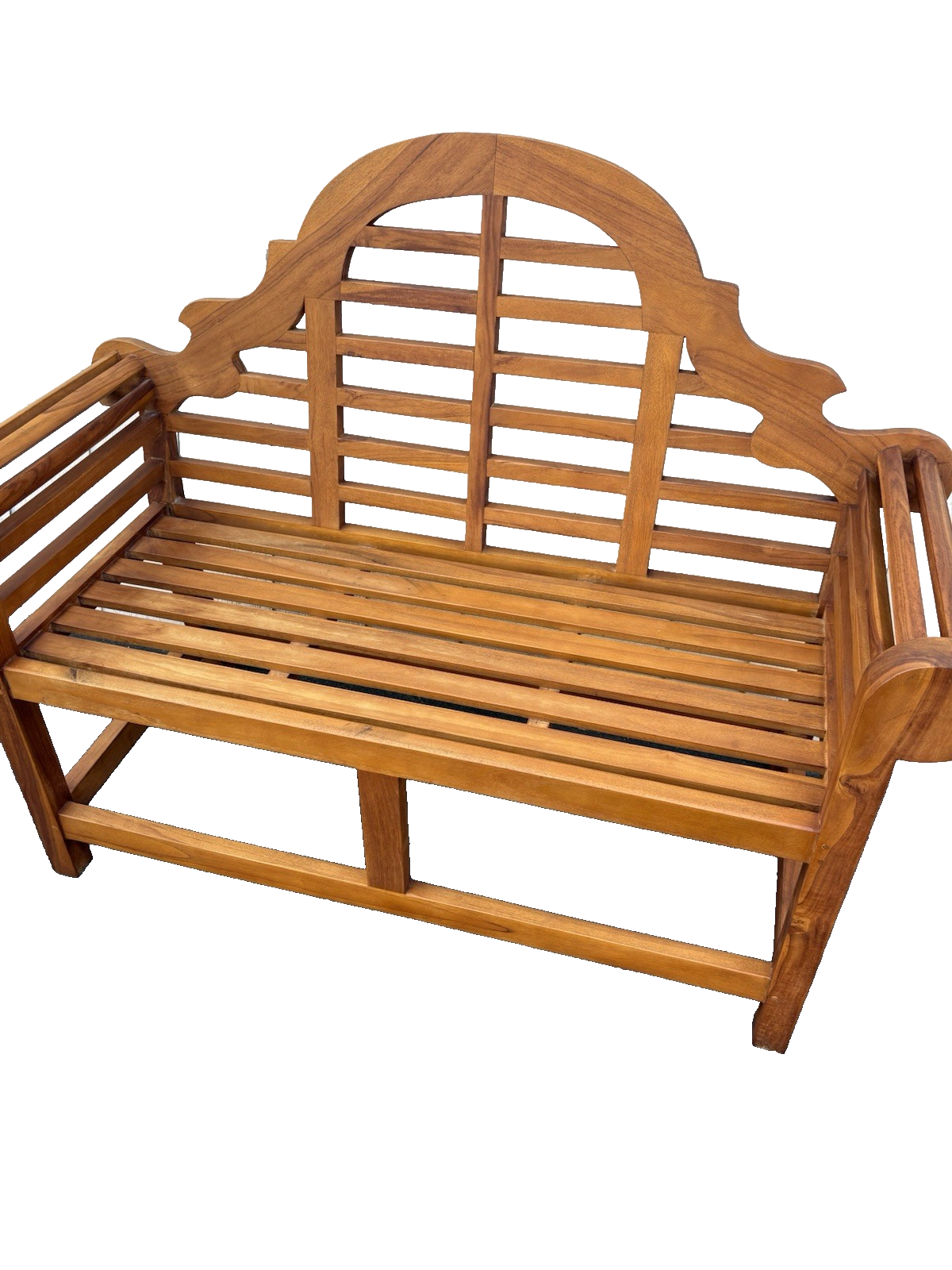 66872   BROYHILL Teak Settee Bench Chair
