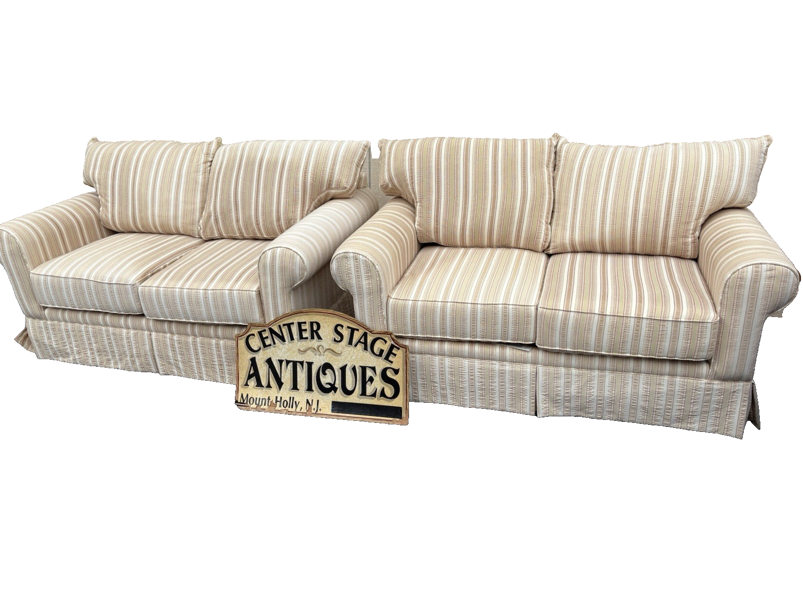 66861 + 66862 :   PAIR KLAUSSNER Furniture Loveseat Sofa Chairs Very COMFORTABLE