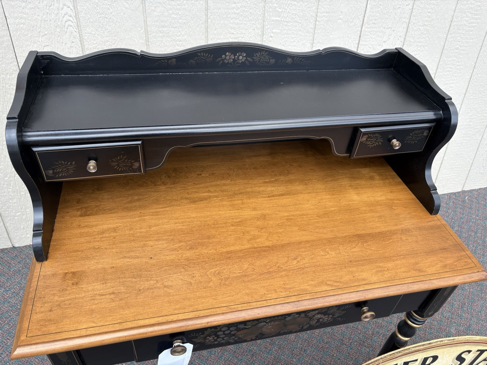 67129 ETHAN ALLEN Office Stenciled Office Desk