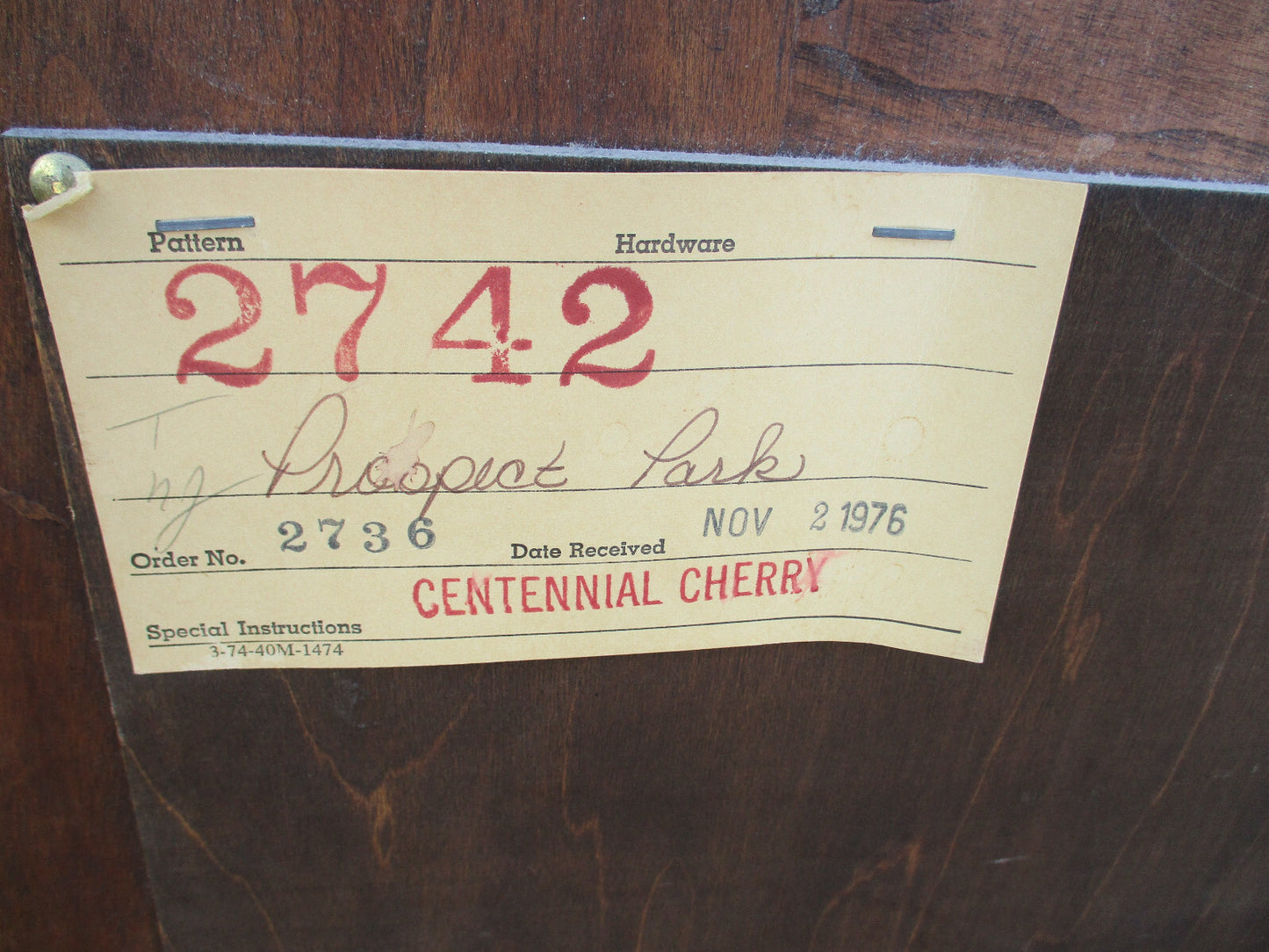 63869 Quality  Centennial  Cherry  Chippendale Mirror  STATTON ??