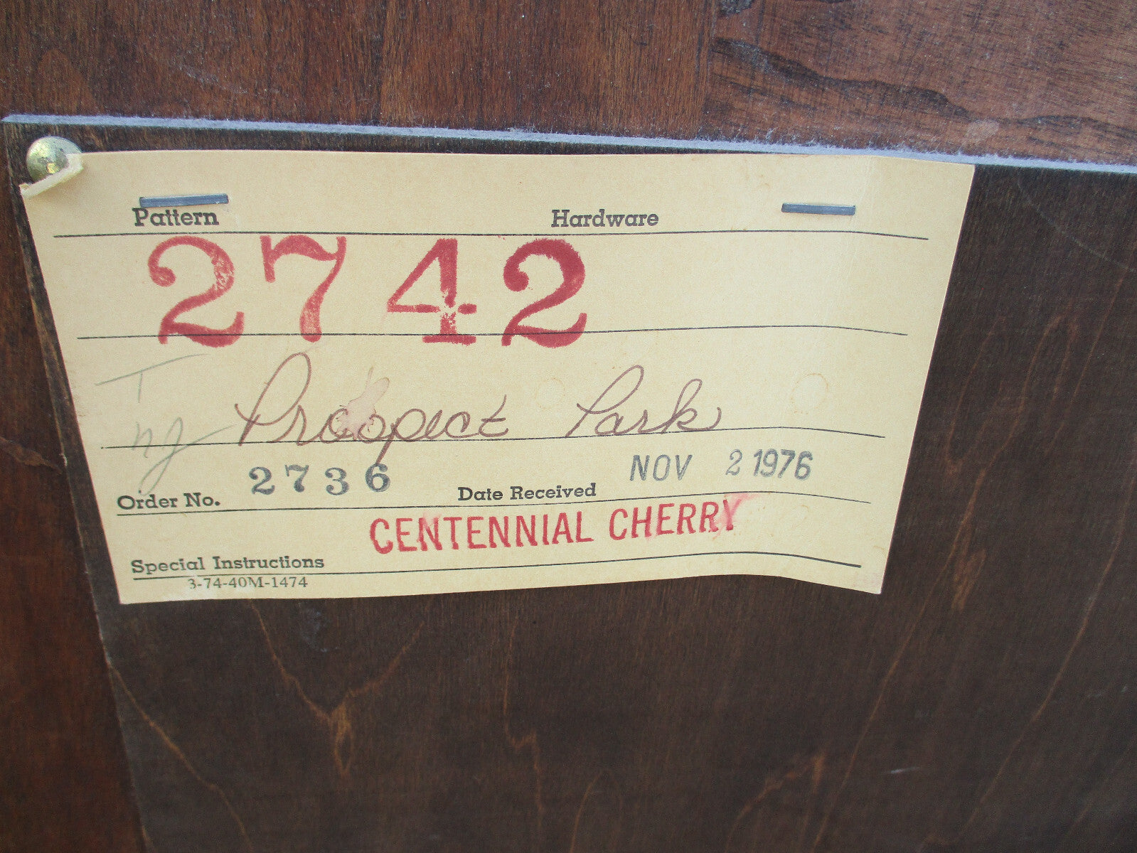 63869 Quality  Centennial  Cherry  Chippendale Mirror  STATTON ??