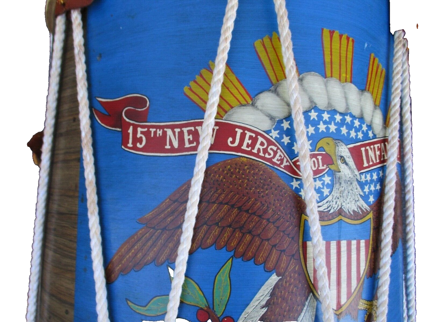 63494  PAIR  Signed Don Maley 15th + 23rd New Jersey  Infentry Decorator  Tables