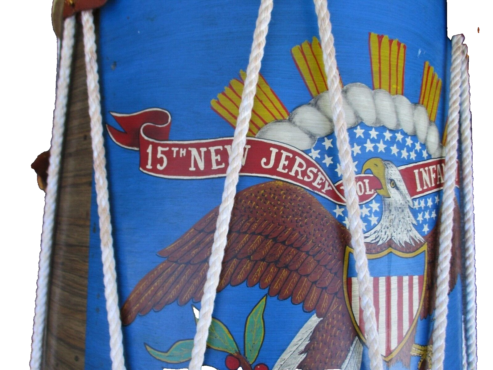 63494  PAIR  Signed Don Maley 15th + 23rd New Jersey  Infentry Decorator  Tables