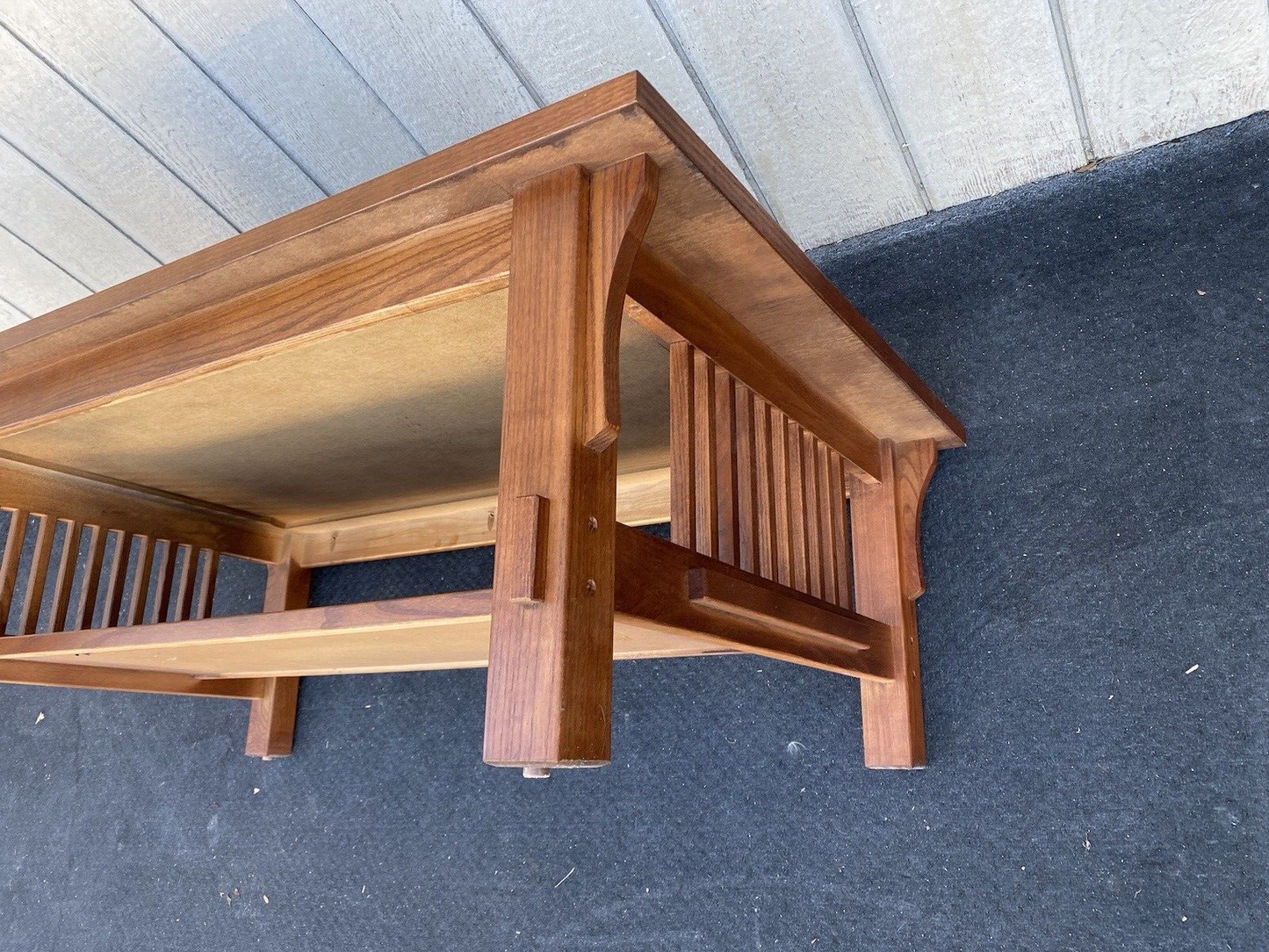 64959 MIssion Oak Coffee Table Stand