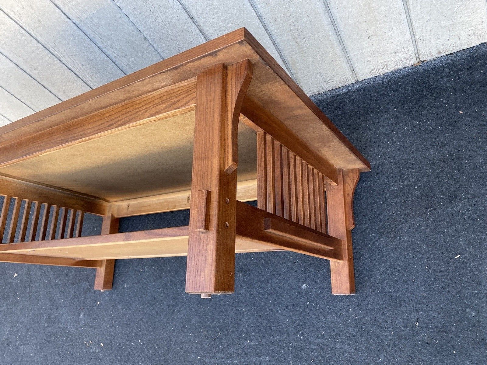 64959 MIssion Oak Coffee Table Stand