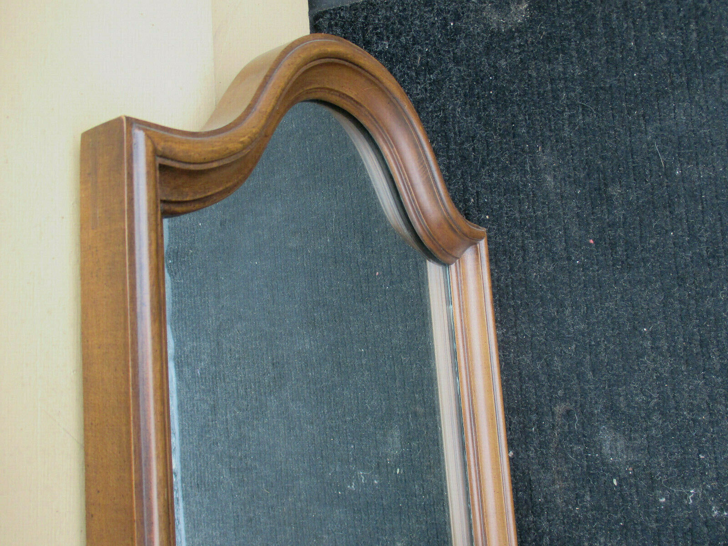 51039 QUALITY Maple Console Hall Table Stand with Mirror