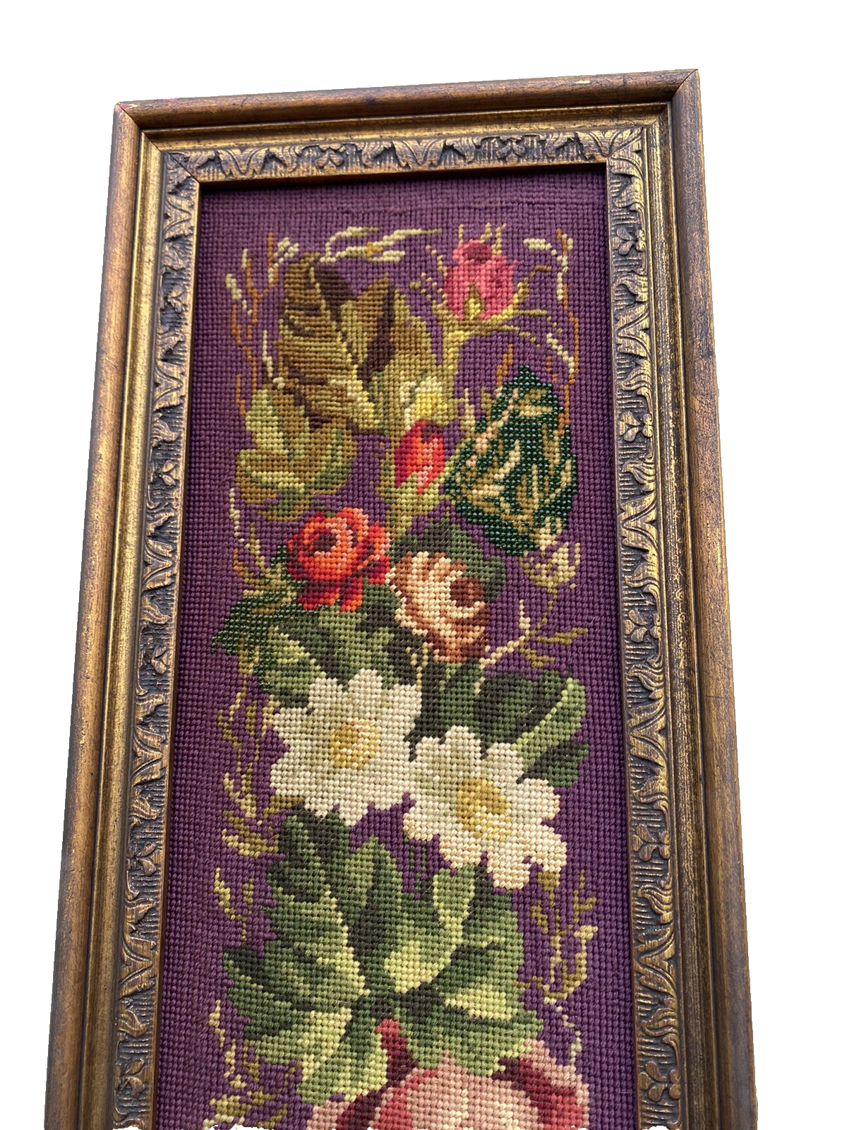 65267 Hand Made Needlepoint Wall Hanging