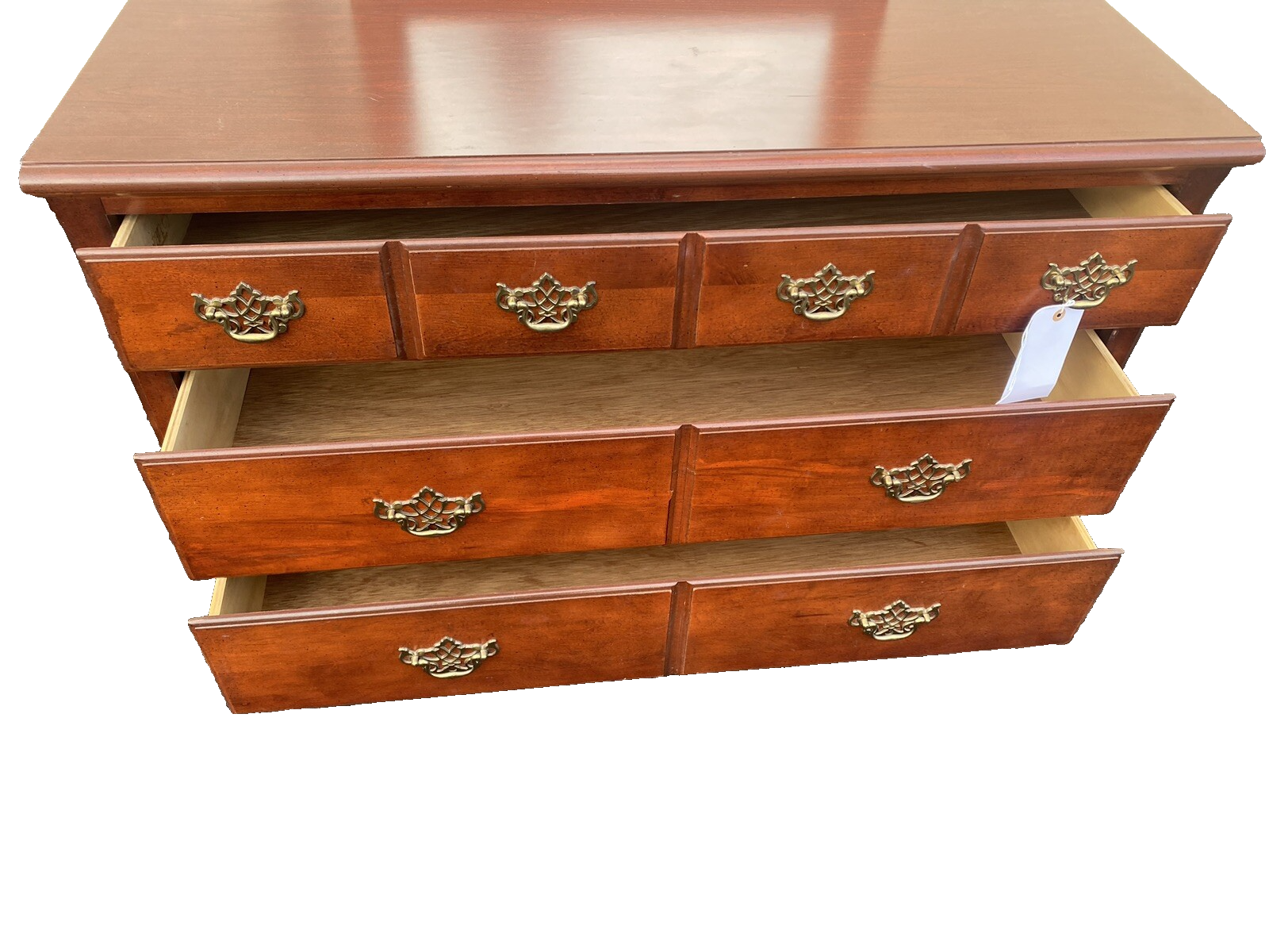62258    Stanley Cherry  Dresser with Mirror