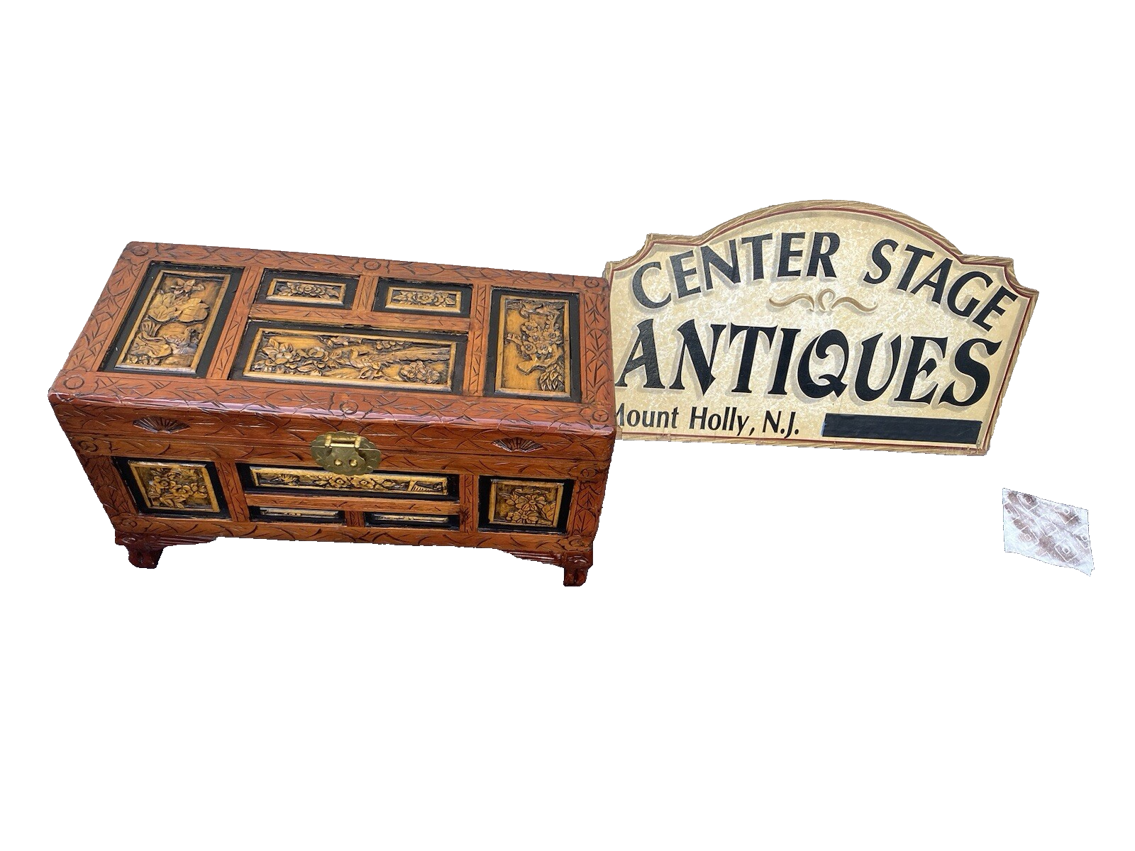 65684 Oriental Storage Blanket  Chest Trunk Cabinet