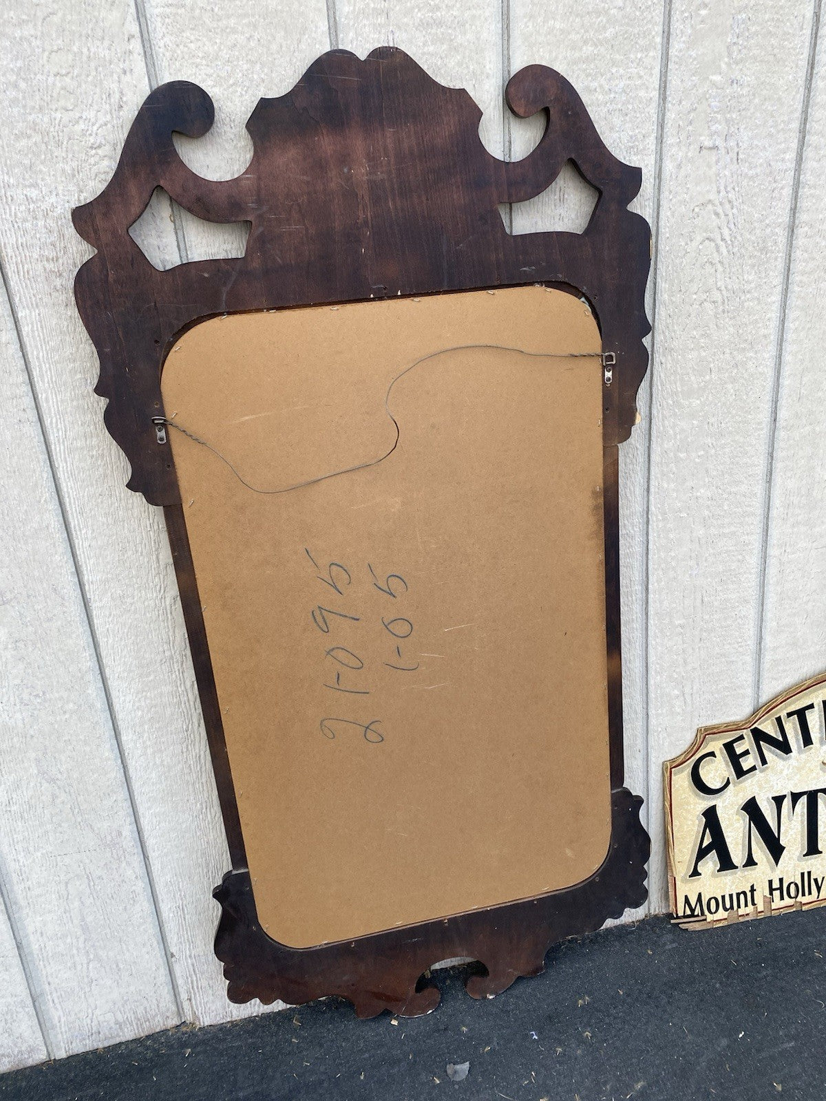 66497 Fancy Carved Chippendale Beveled Mirror
