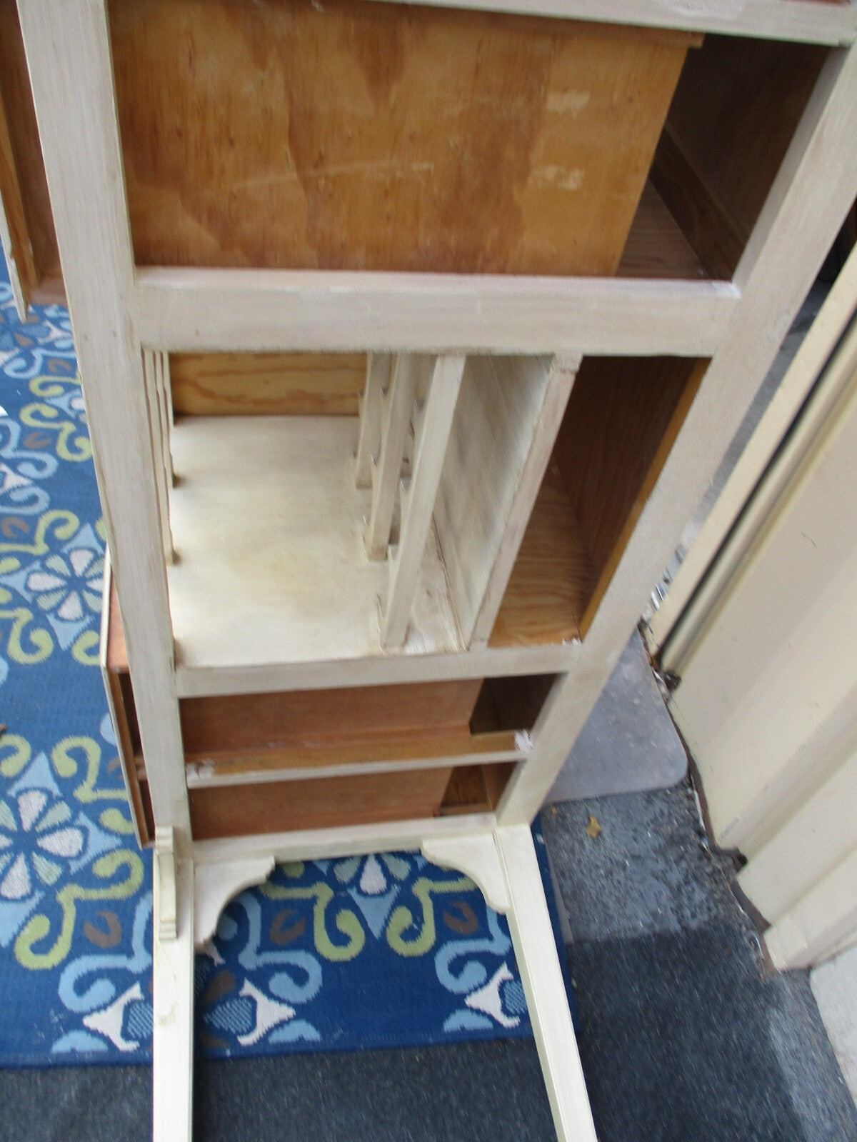 63569 Quality Decorator Sideboard Server Cabinet with Wine Rack Factory Finish