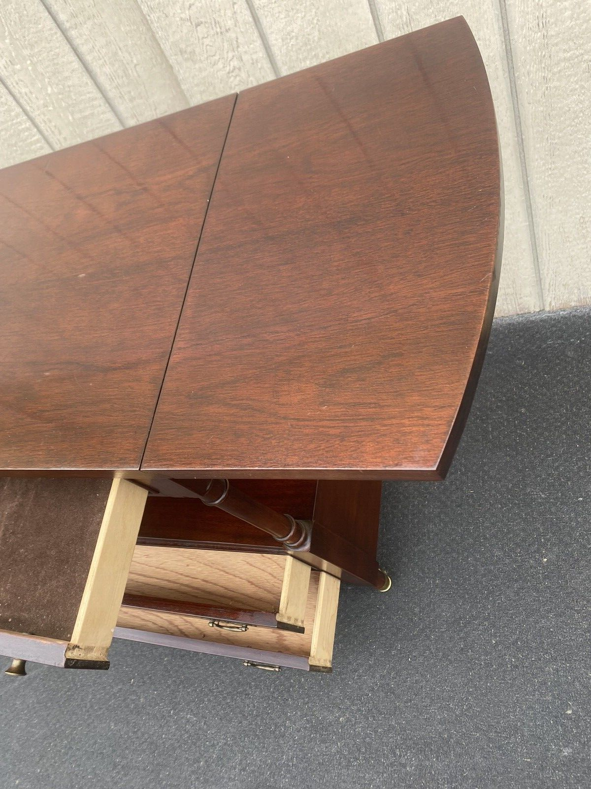 65303 BERNHARDT Mahogany Dropside Server Sideboard Cabinet