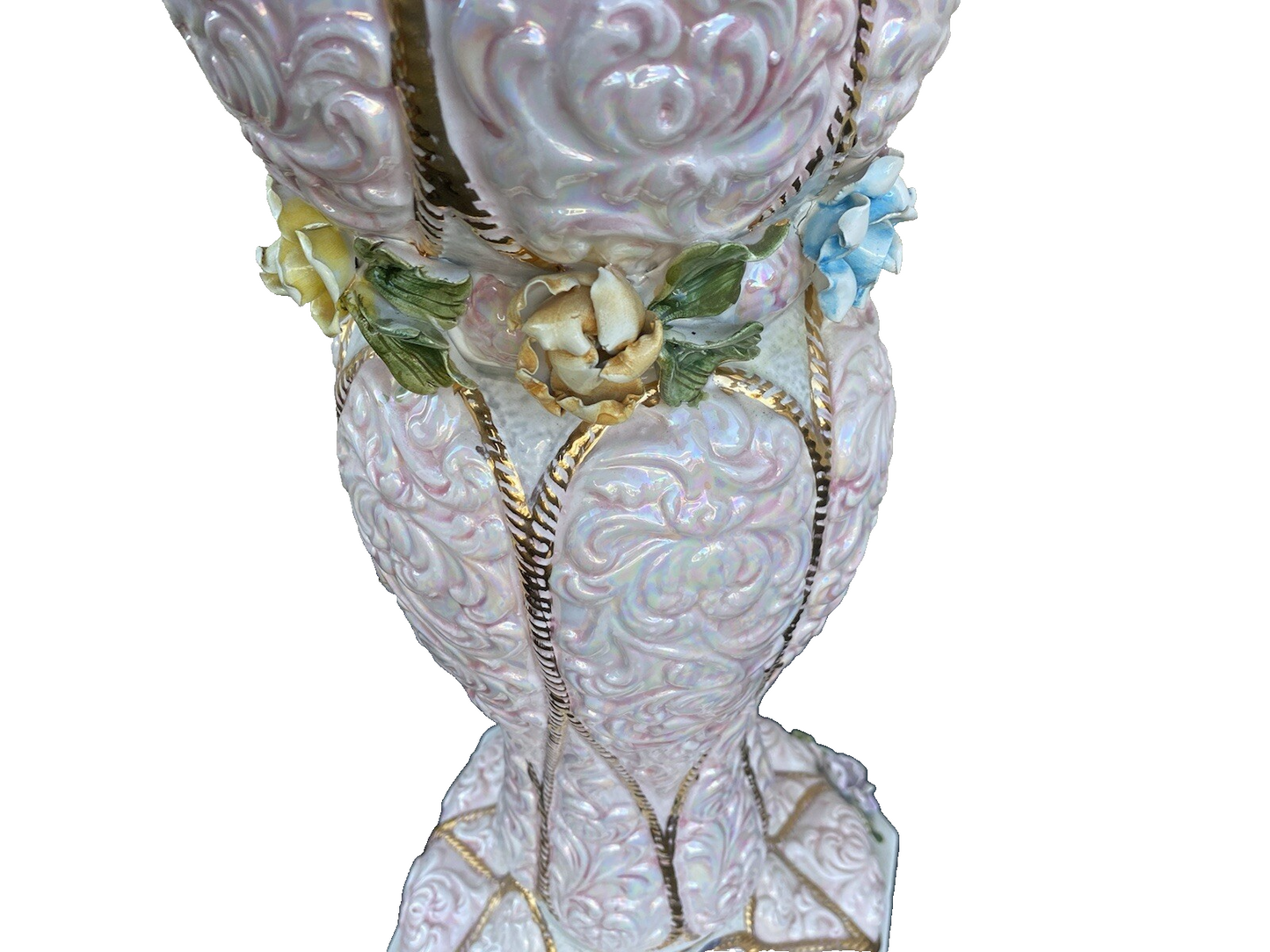 60006 Porcelain Hand Made Plant Pedastal