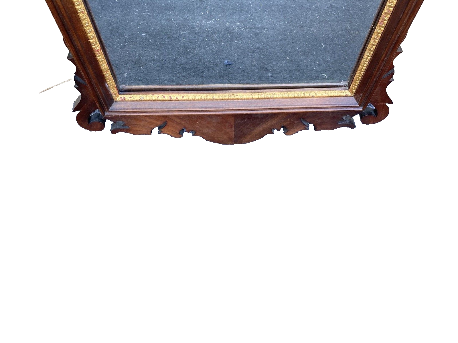 66109  FANCHER Solid Mahogany Chippendale Mirror