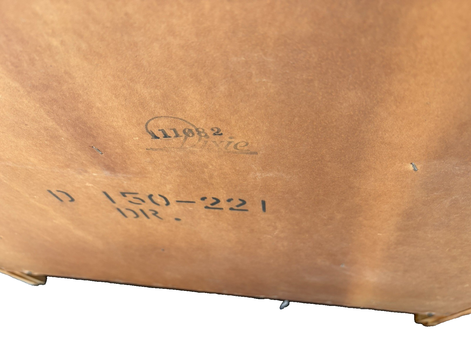 66727  Dixie Furniture Mahogany Dresser Chest Wood Carved Drawer Pulls