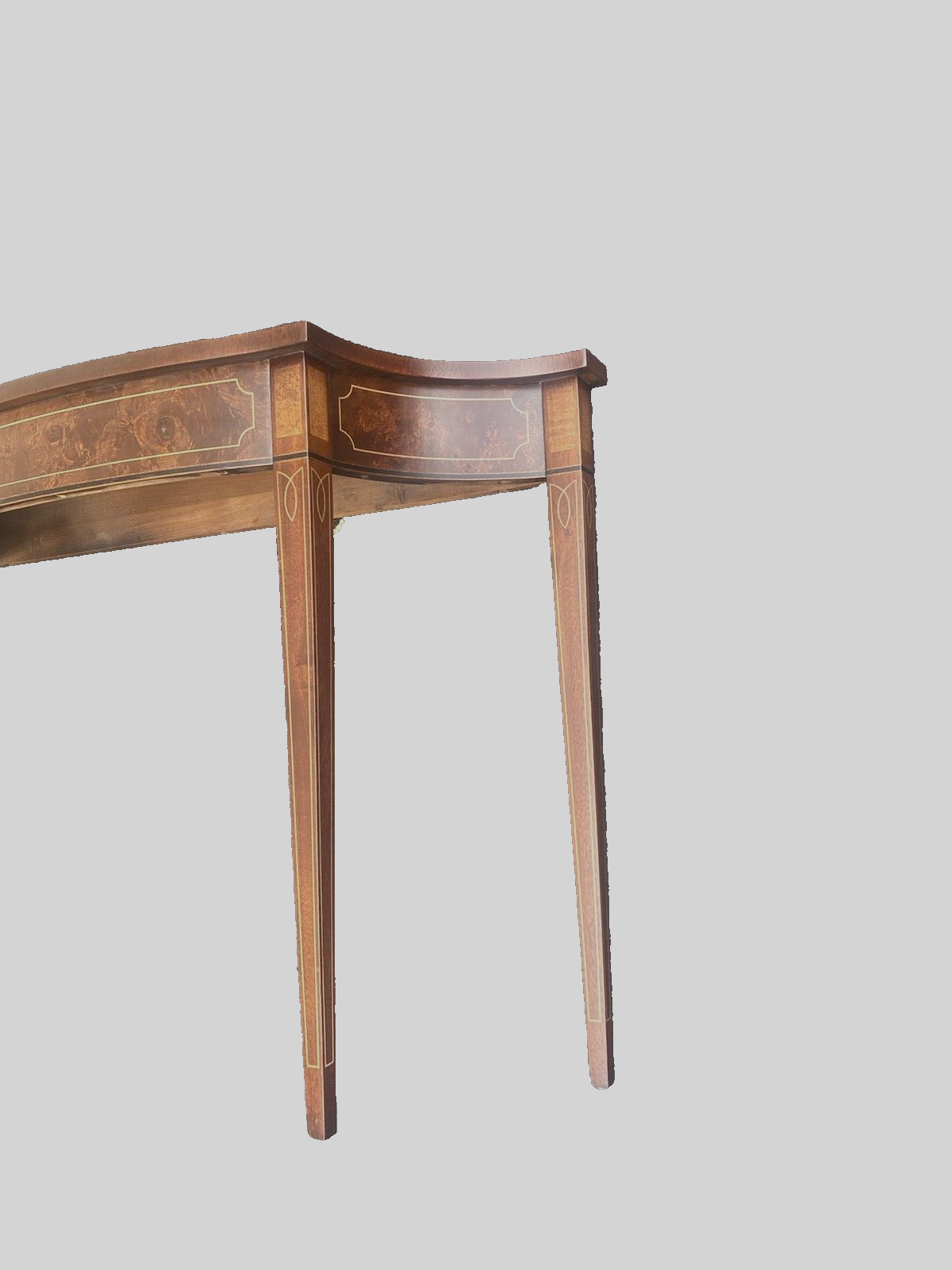 66086  Hepplewhite Mahogany Console Table Stand