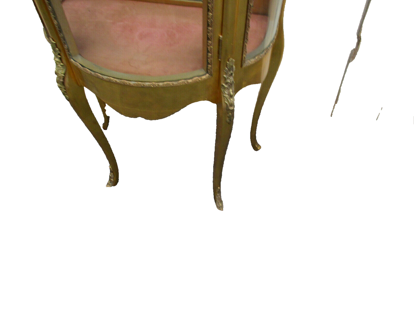 62511   Gold Decorator Curio Cabinet Etergie China Cabinet