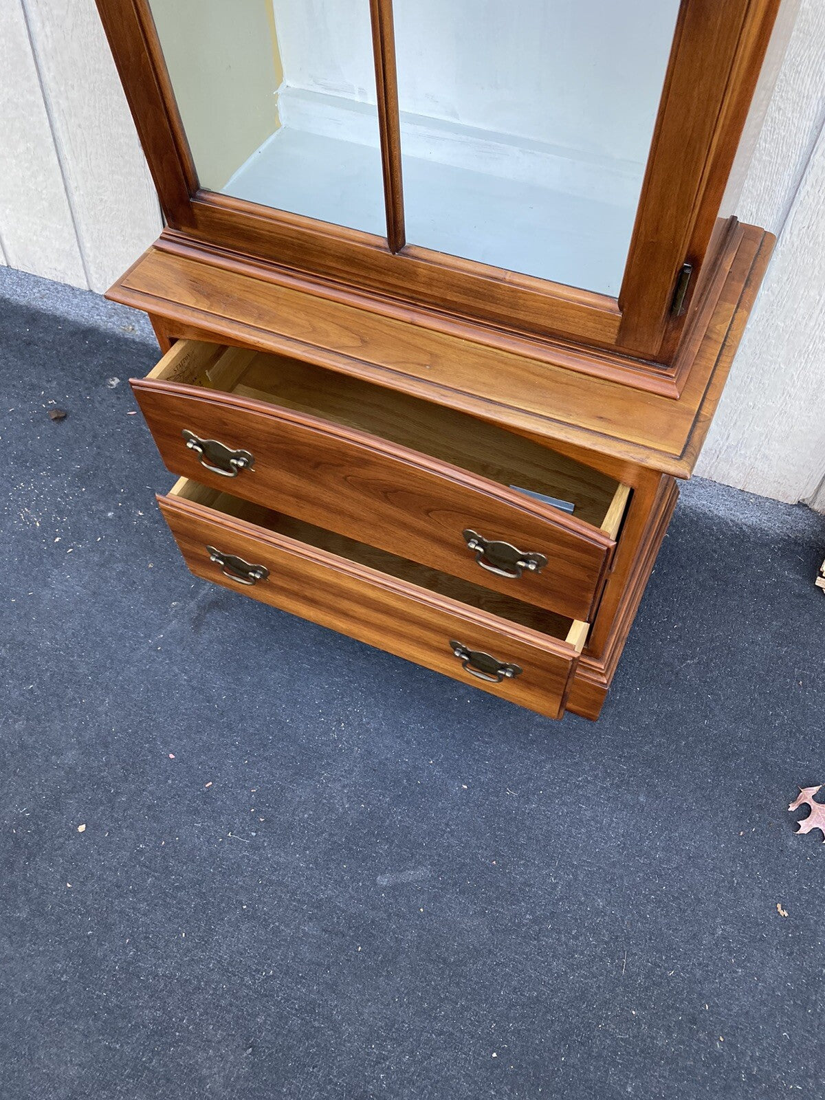 65957   Solid Cherry STATTON Centennial Furniture Curio Cabinet