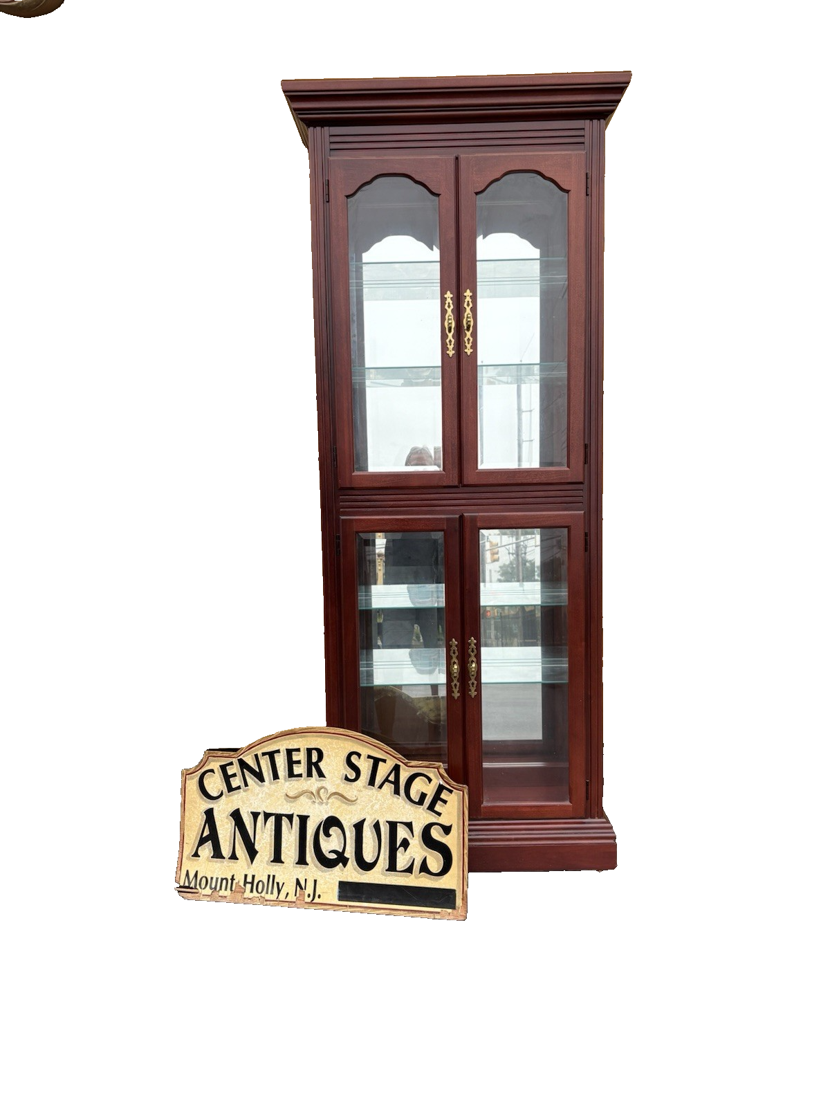 66689 Mahogany  PULASKI Furniture 4 Door Curio China Cabinet