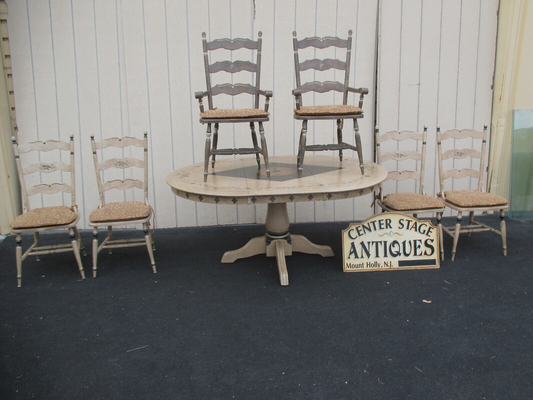 64059   Decorator Dining Table with 6 Chairs