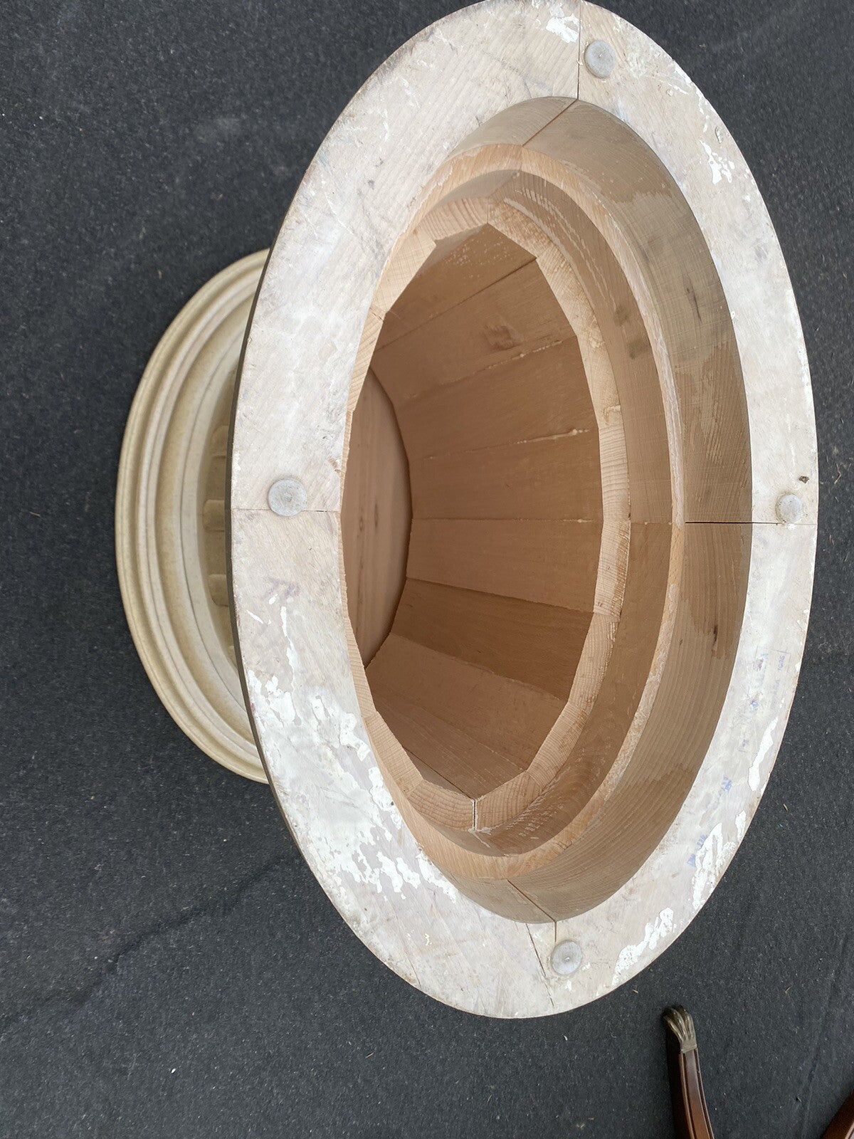 65367 Decorator Wood Modern End Table Stand