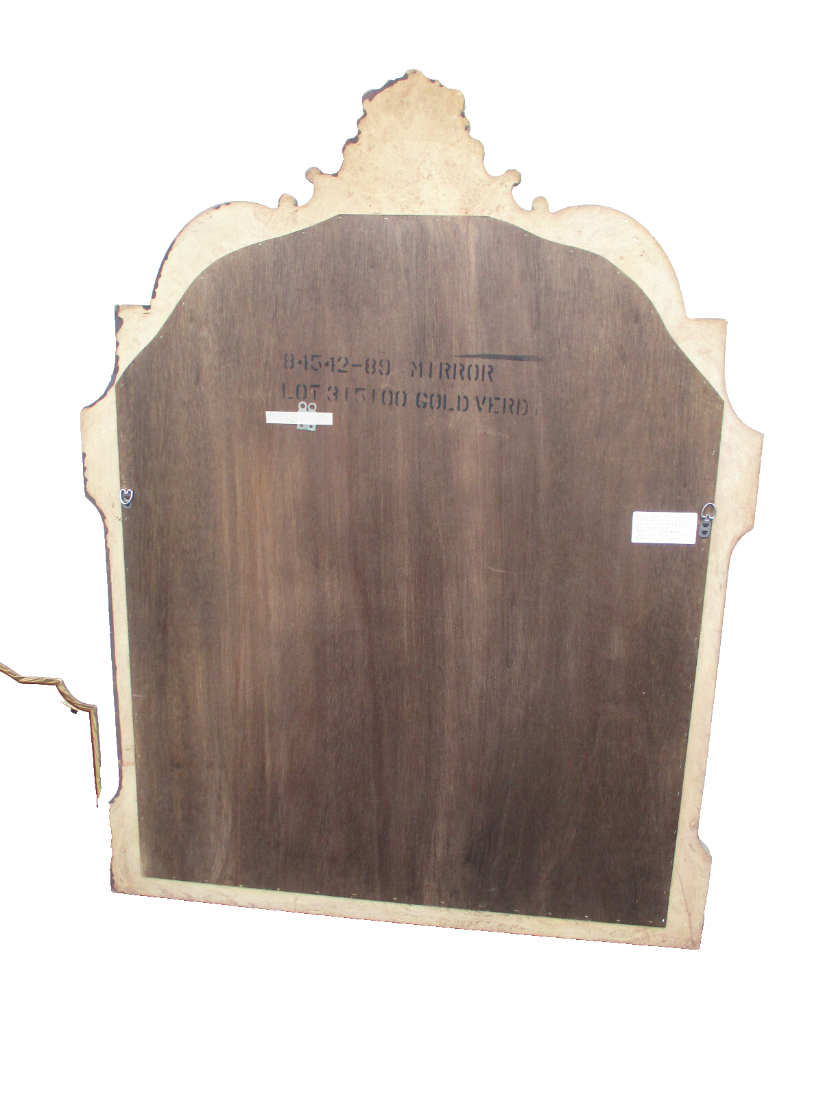 64126 LARGE Shell Carved Wall or Floor Mirror 38x58