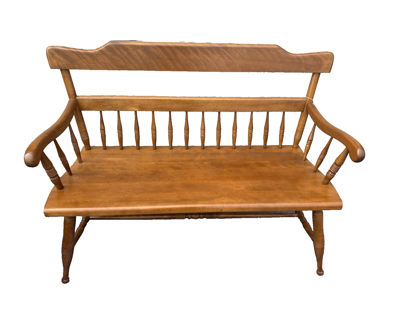 65774 Ethan Allen Maple Settee Bench