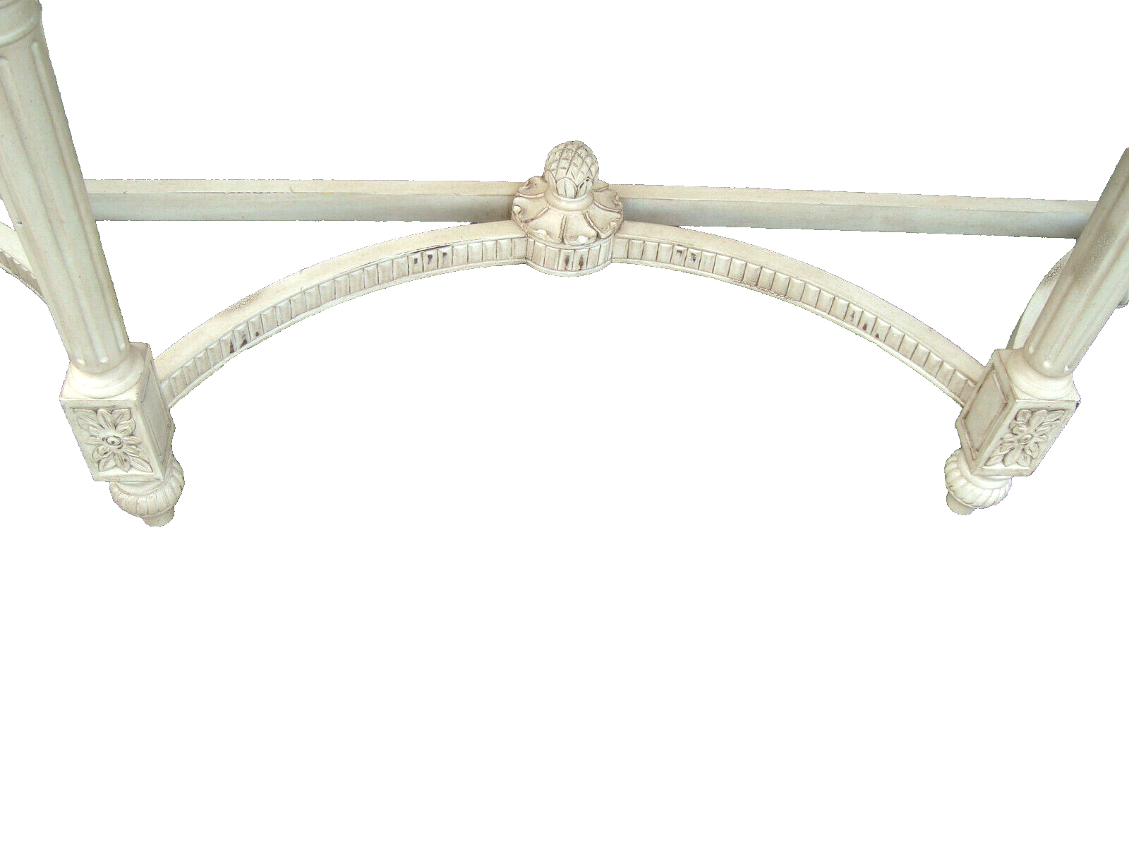 61432 Solid Wood Romantic Shabby Console Hall Table Stand