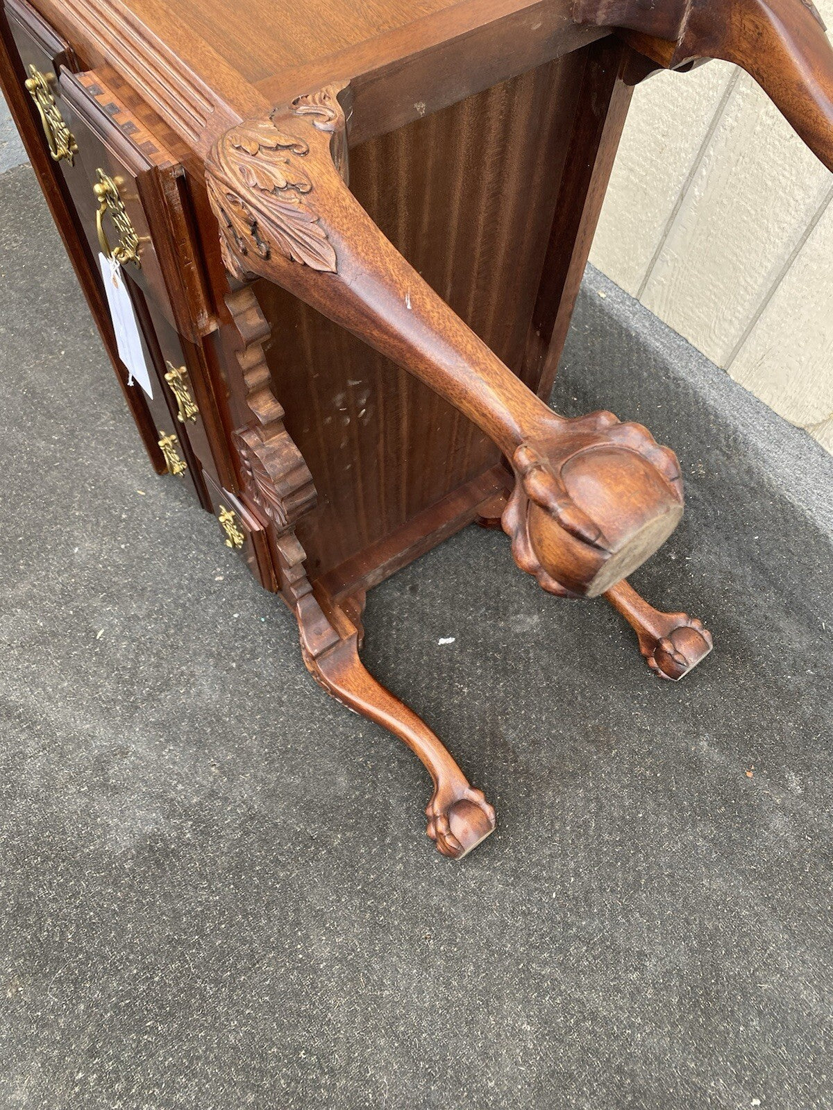 66015 Solid Mahogany 3 Drawer Chest Dresser