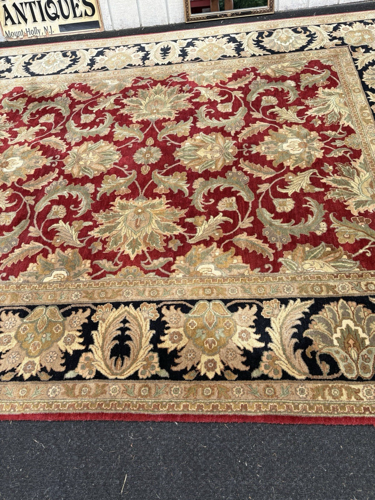 00001 Large Machine Made Oriental  Wool Rug Carpet