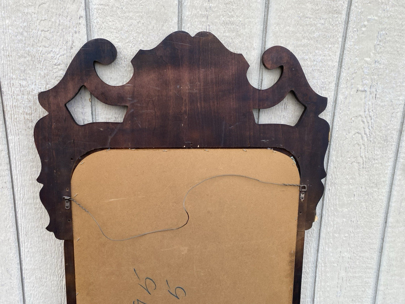 66497 Fancy Carved Chippendale Beveled Mirror